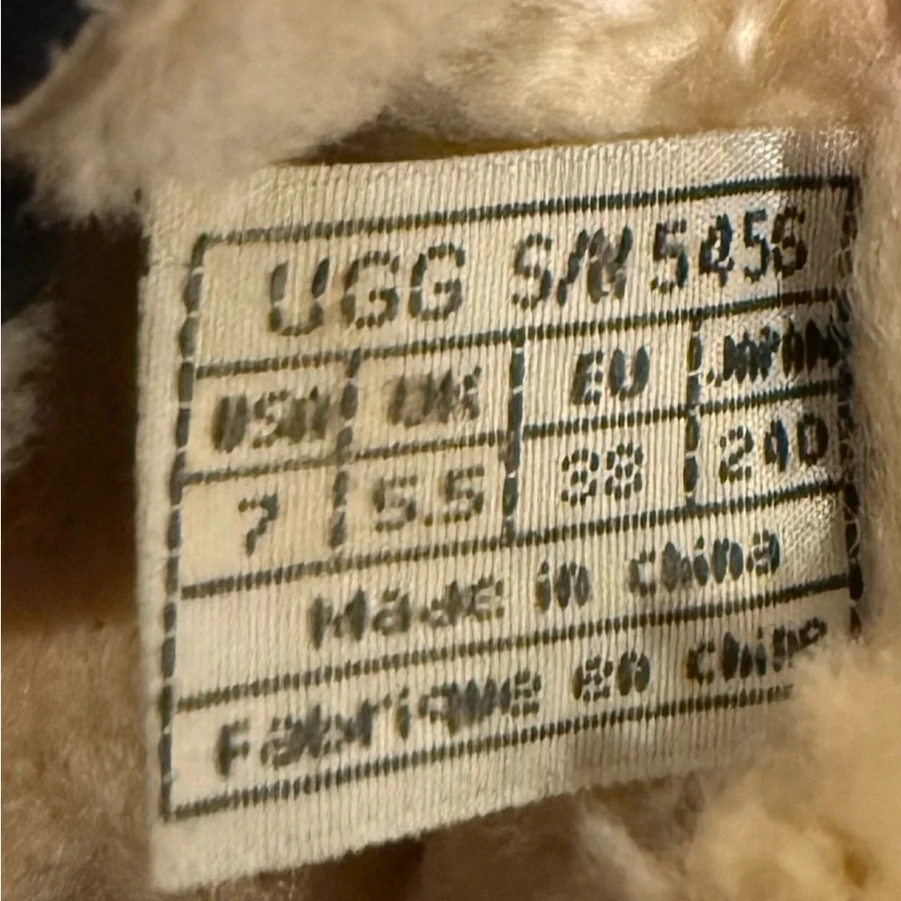 UGG black leather